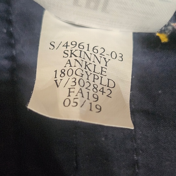 GAP Pants Womens 6 Gray Plaid Signature Skinny Ankle Stretch Trousers - Picture 5 of 7